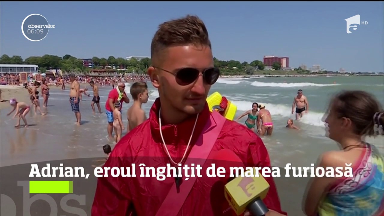 Adrian,eroul inghițit de marea furioasă