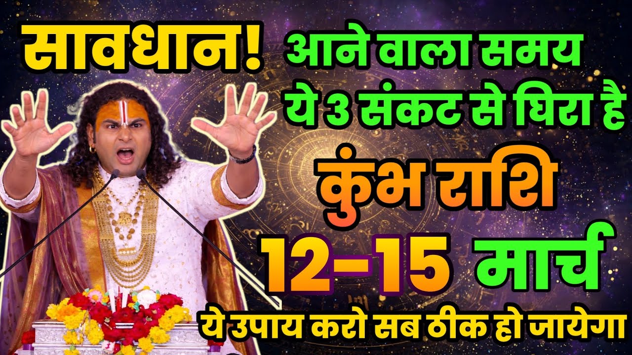 ⚠️ कुंभ राशि वालों सावधान! आने वाला समय 3 बड़े संकट ला सकता है l #kumbhrashi #kumbhrashifal