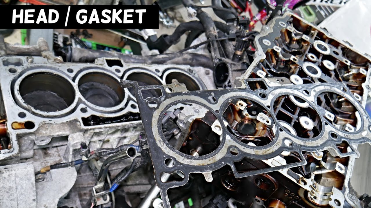 KIA OPTIMA CYLINDER HEAD REMOVAL REPLACEMENT, CYLINDER HEAD GASKET