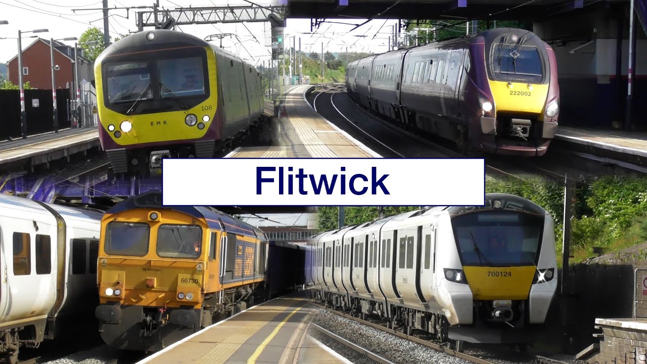 Trains at Flitwick, MML (23/05/2023)