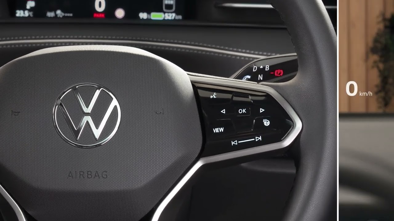 ID.7 | Multifunction Steering Wheel⏭️ | Volkswagen Ireland