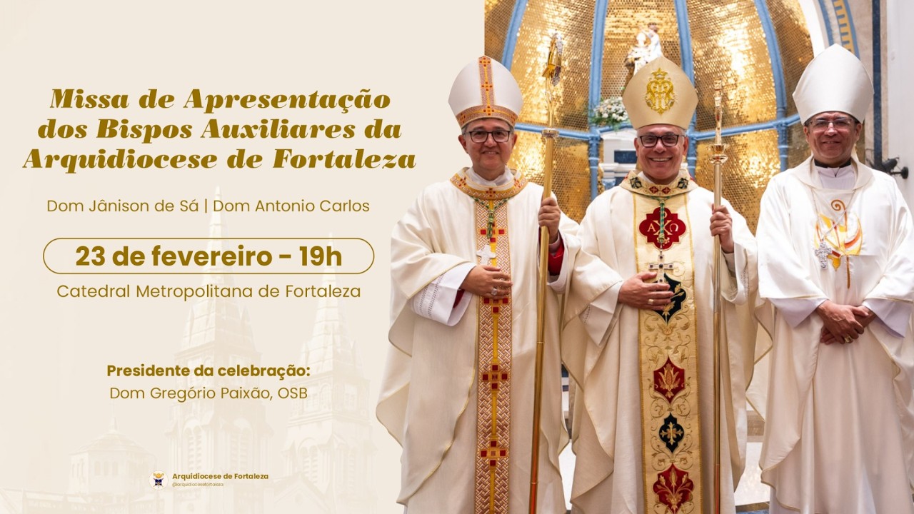 Santa Missa de Apresentação dos Bispos Auxiliares | 19h