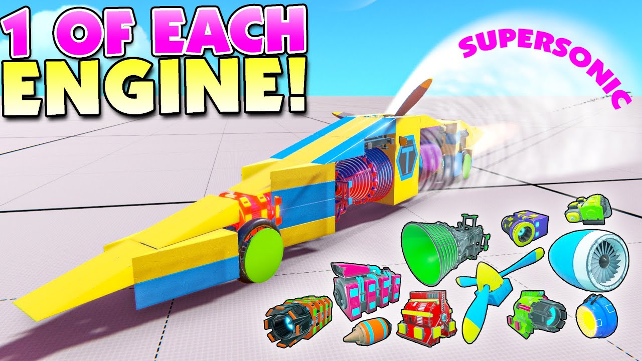 Going SUPERSONIC With ONLY 1 of EACH ENGINE!