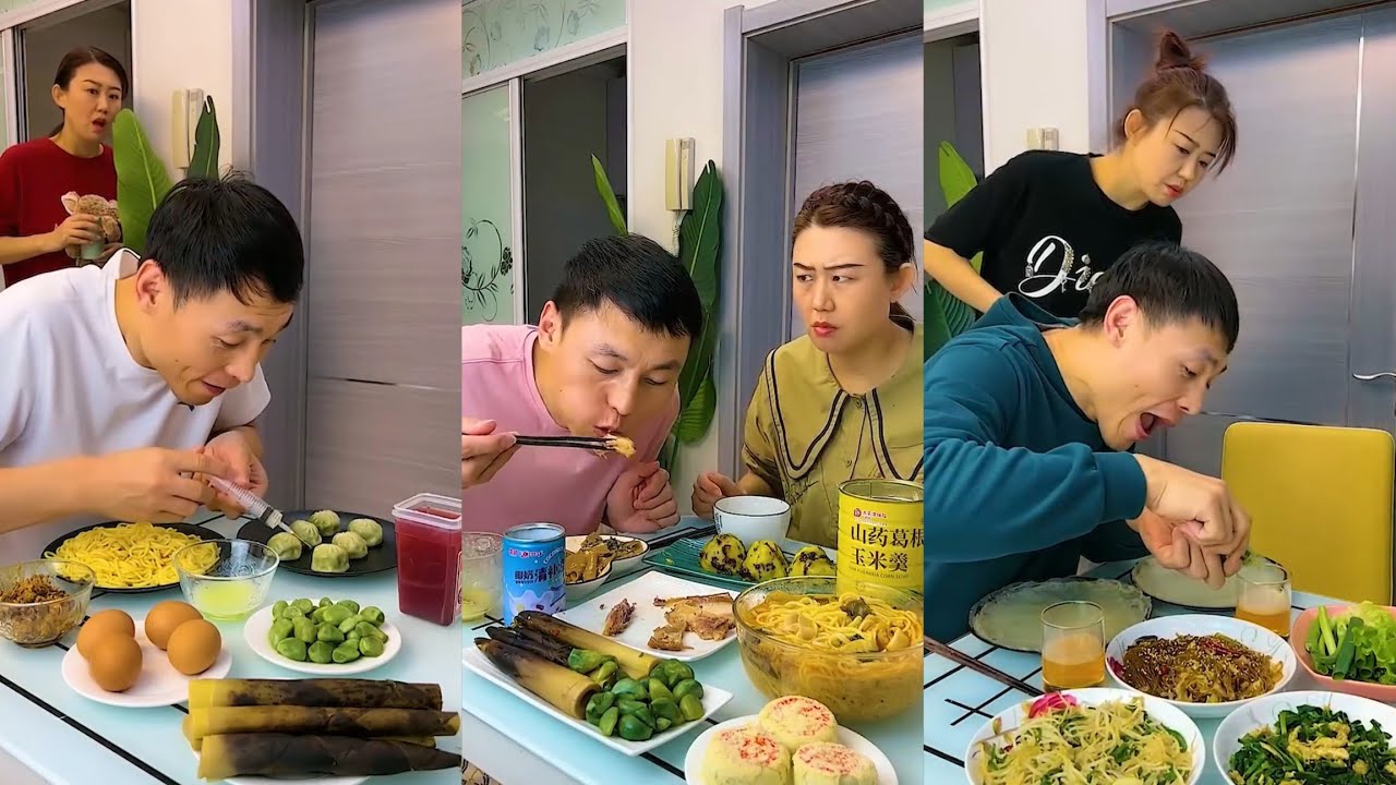 Trending 🔥 Funny Husband Wife Yummy Food Eating Challenge||Prank 😂🤫||Comedy 🤣🤣
