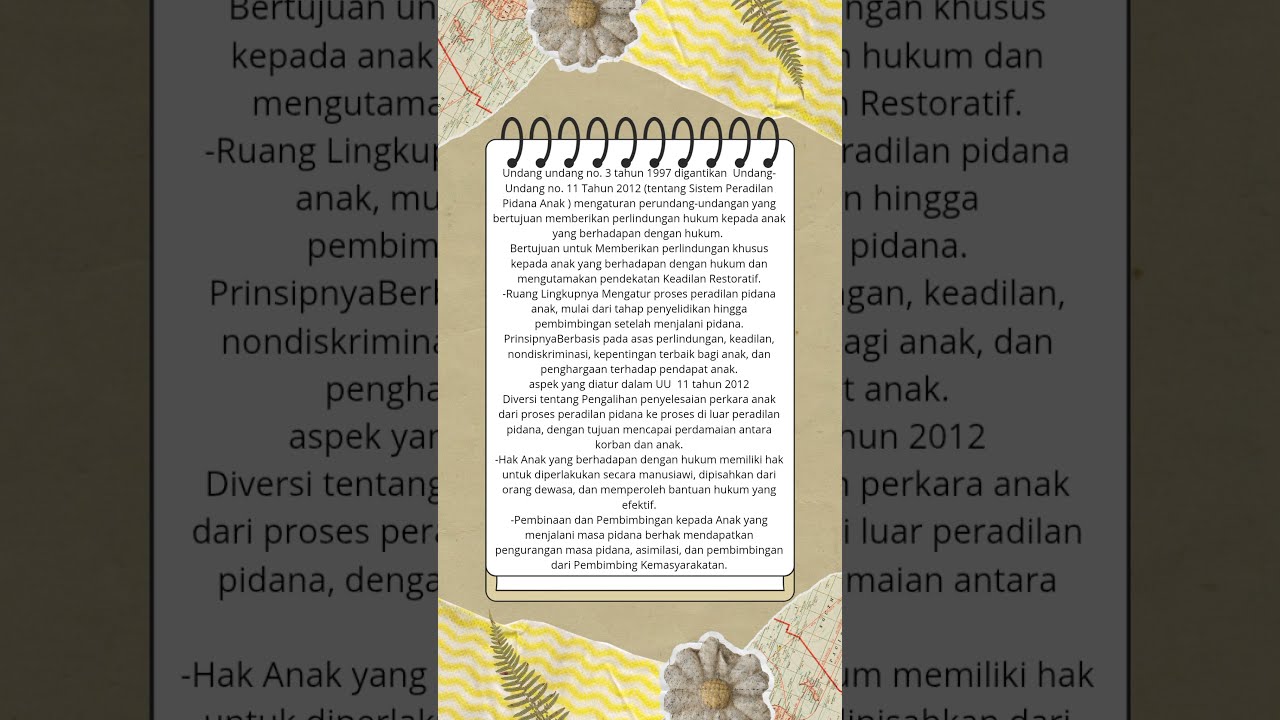 sistem peradilan anak