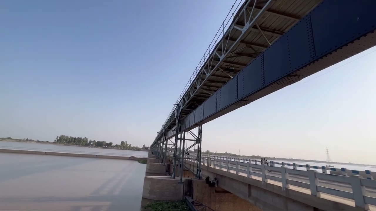 The sutlej River of Pakistan