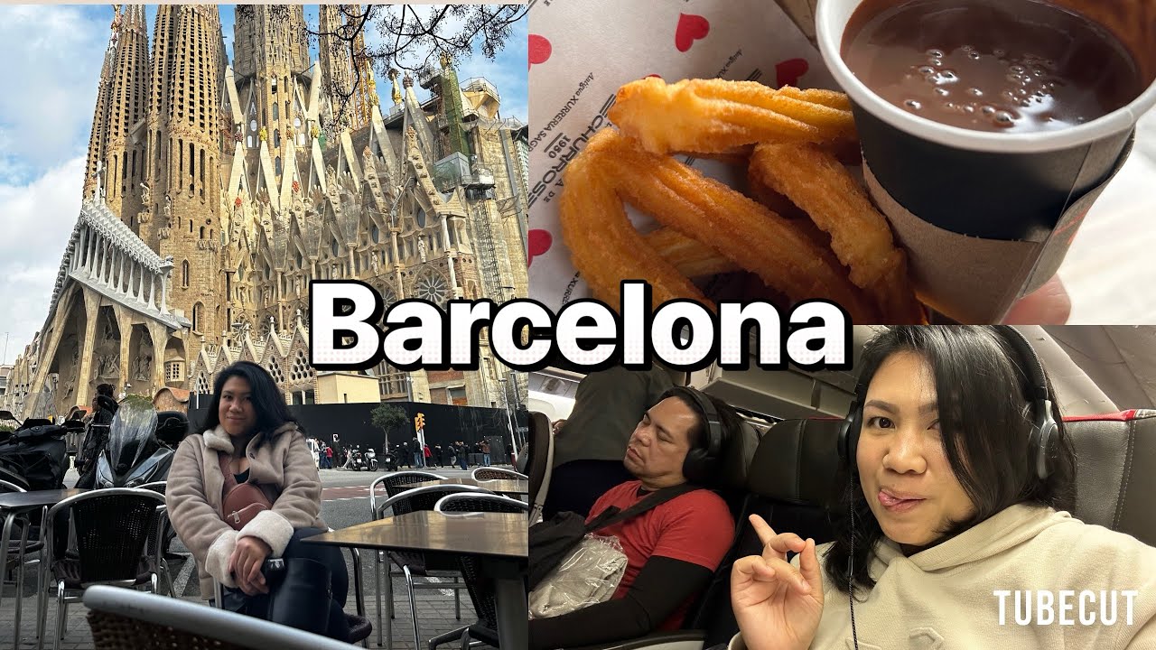 Barcelona Vlog Part 1 | Everything I Ate, Sagrada Familia, Mercat de la Boqueria, Barceloneta Beach