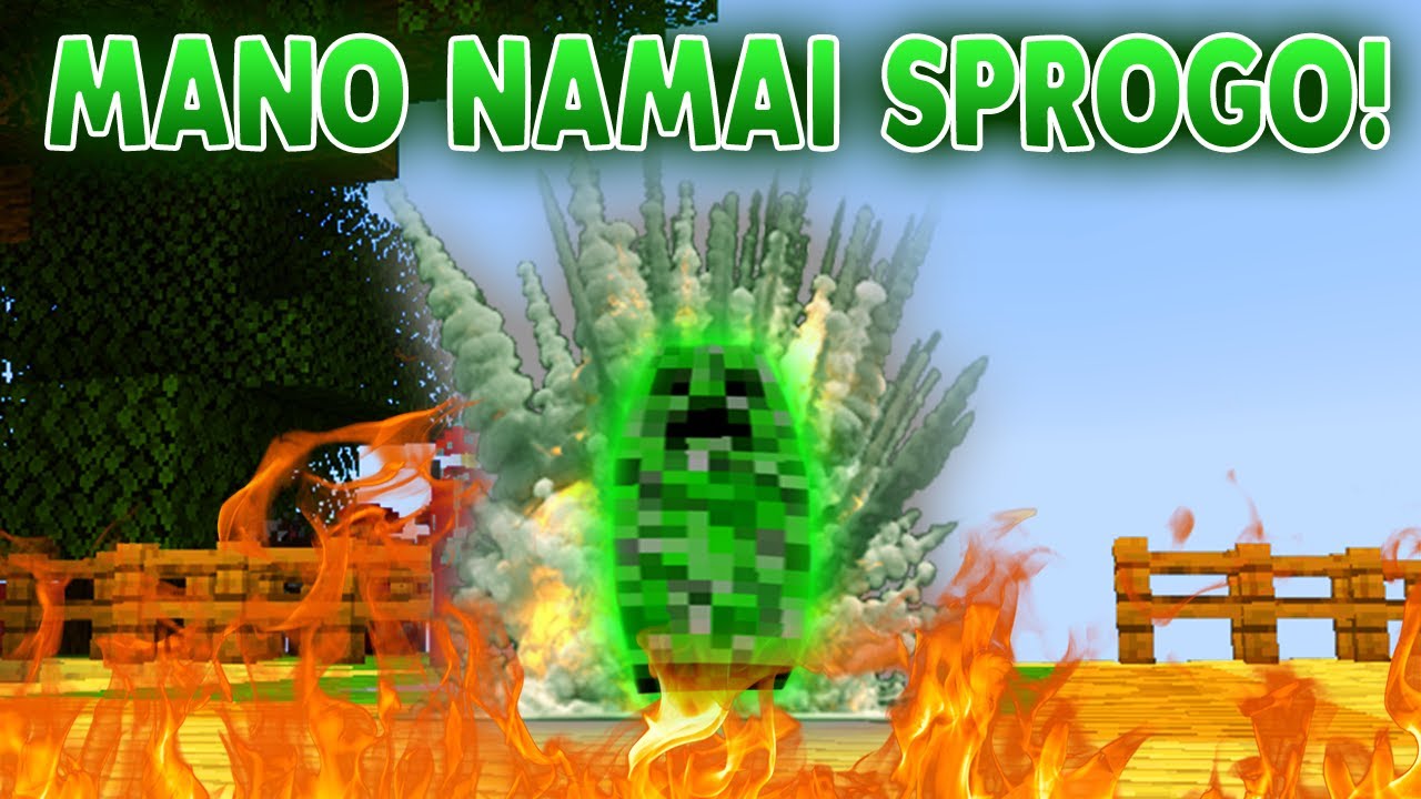 CREEPERIAI VISKĄ SUGADINO!!!! | [Skyblock: ANT VIENO BLOKO! #2]