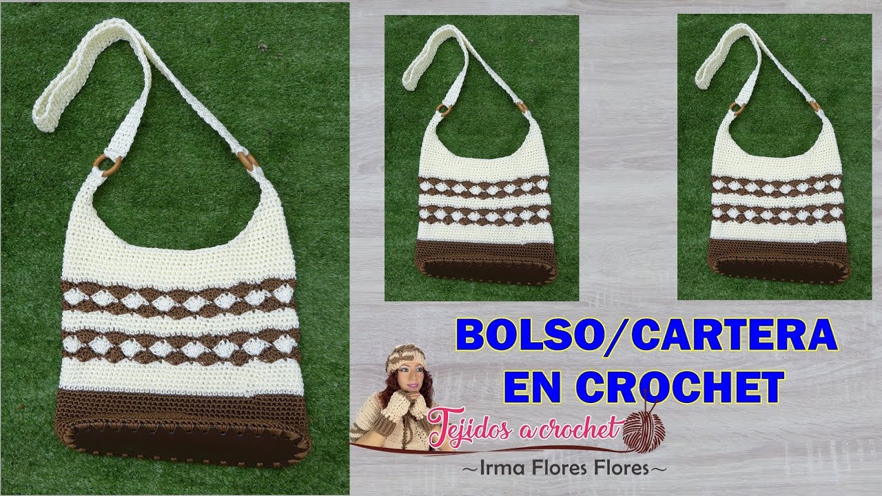 COMO TEJER BOLSO MORRAL PASO A PASO MODELO NUEVO 2019/ CARTERA TEJIDA