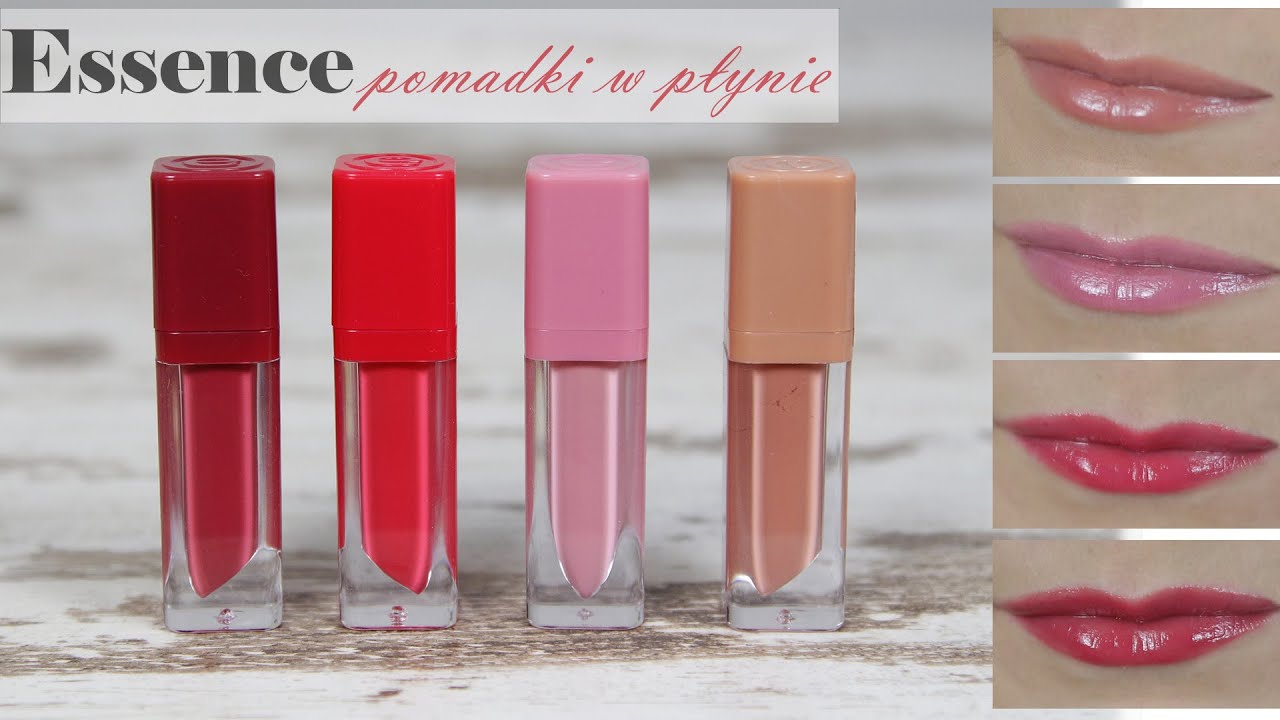 TEST pomadki w płynie Essence