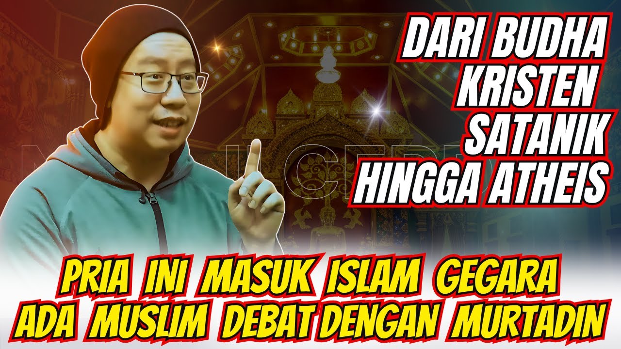 Gak Percaya adanya Tuhan, Pria ini akhirnya masuk Islam gegara lihat Debat murtadin