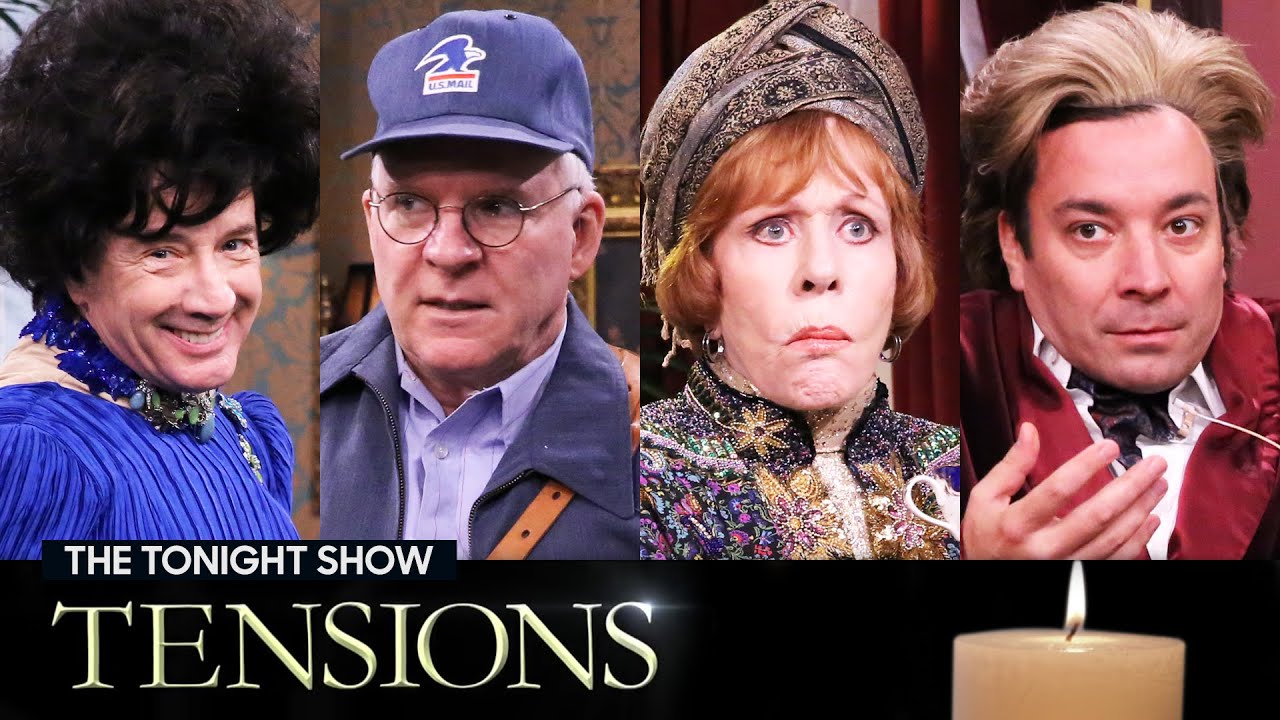 Tensions with Martin Short, Steve Martin and Carol Burnett | The Tonight Show Starring Jimmy Fallon