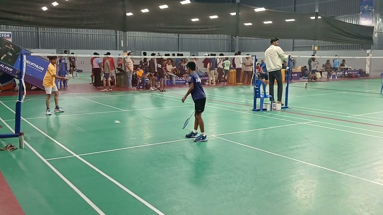 Playtime Badminton league season A - U13 QF (Winner Charvik 15-9, 15-5)