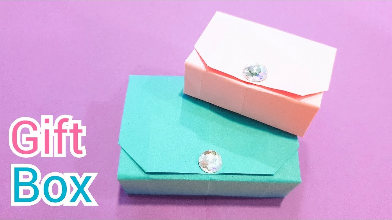 다시 꼼꼼히 설명한 버전입니다. 선물 상자종이접기 Gift Box Origami / lalaorigami