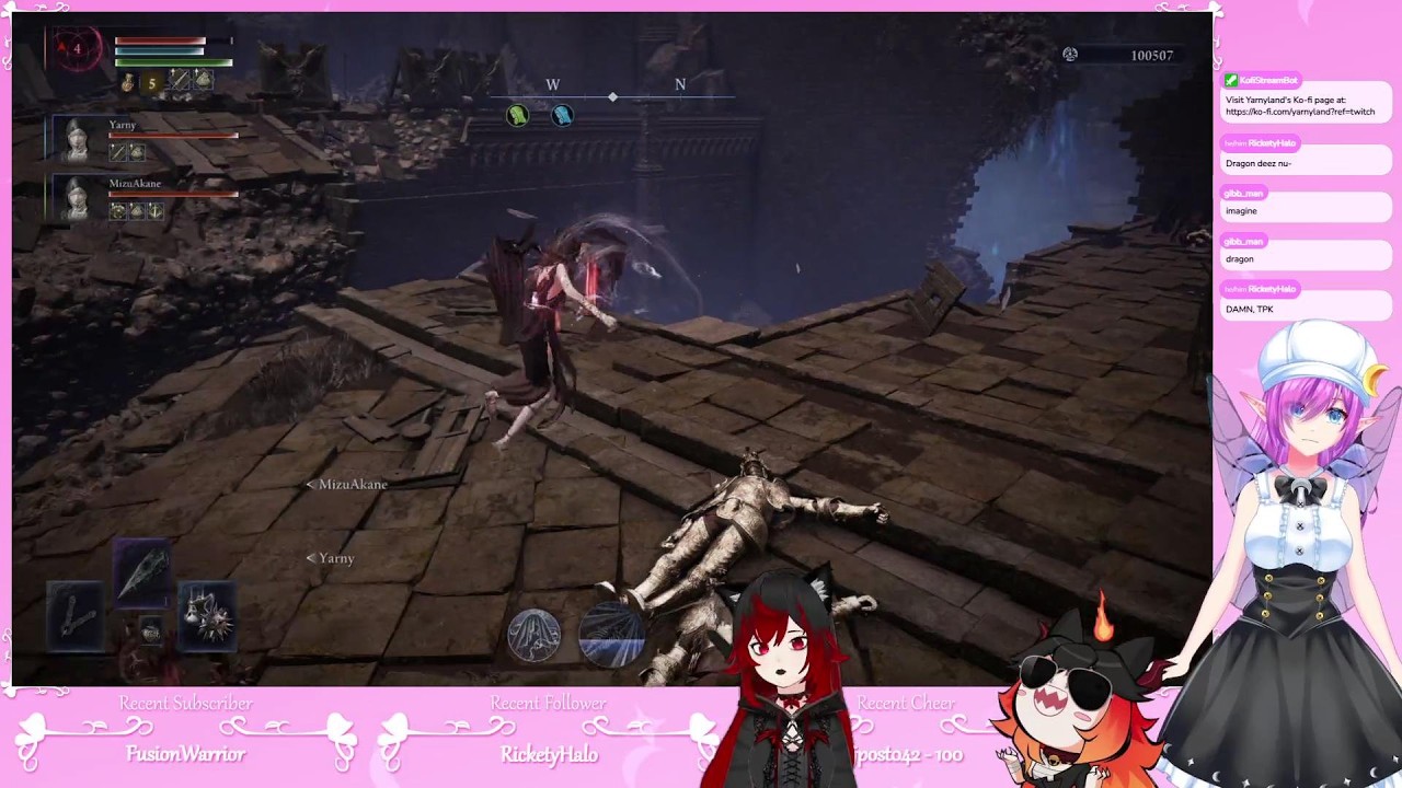 VOD: Nightreign - KNIGHT RAIN I GUESS with @yarnylandvt  and @MizuAkane