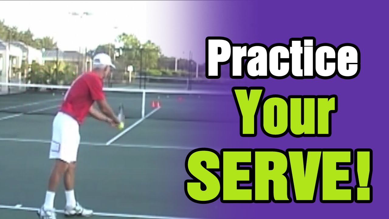 Tennis Serve Drills - How To Practice Your Serve
