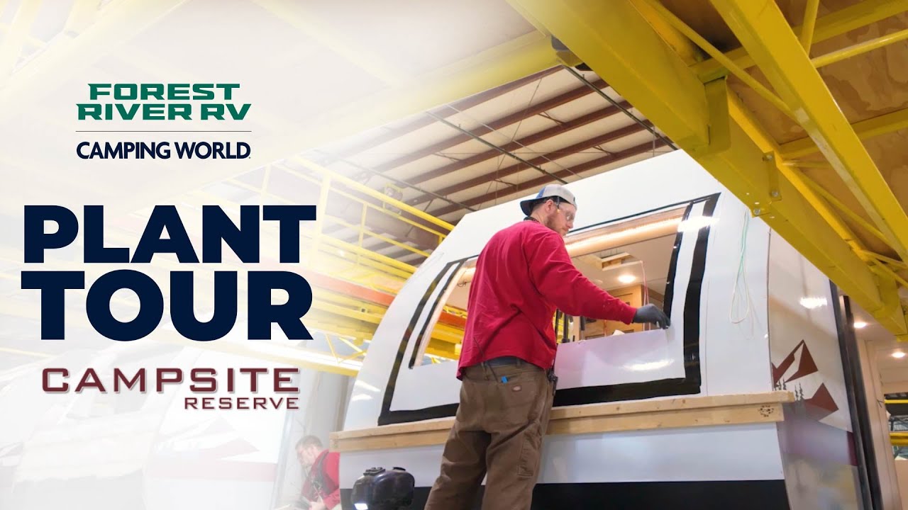 Forest River Campsite Reserve Manufacturing Tour
