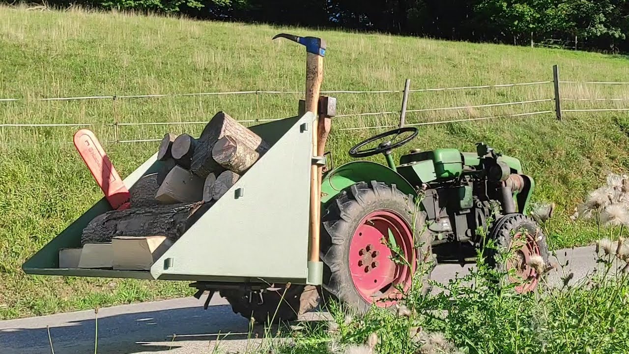 Nostalgia on wheels - Agria 4800 with DIY rear loader
