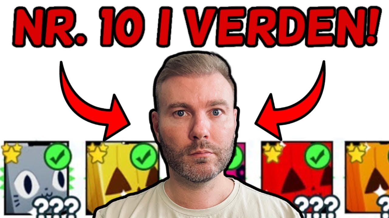 TOP 10 P&Aring; LEADERBOARDET i Pet Simulator X, Roblox