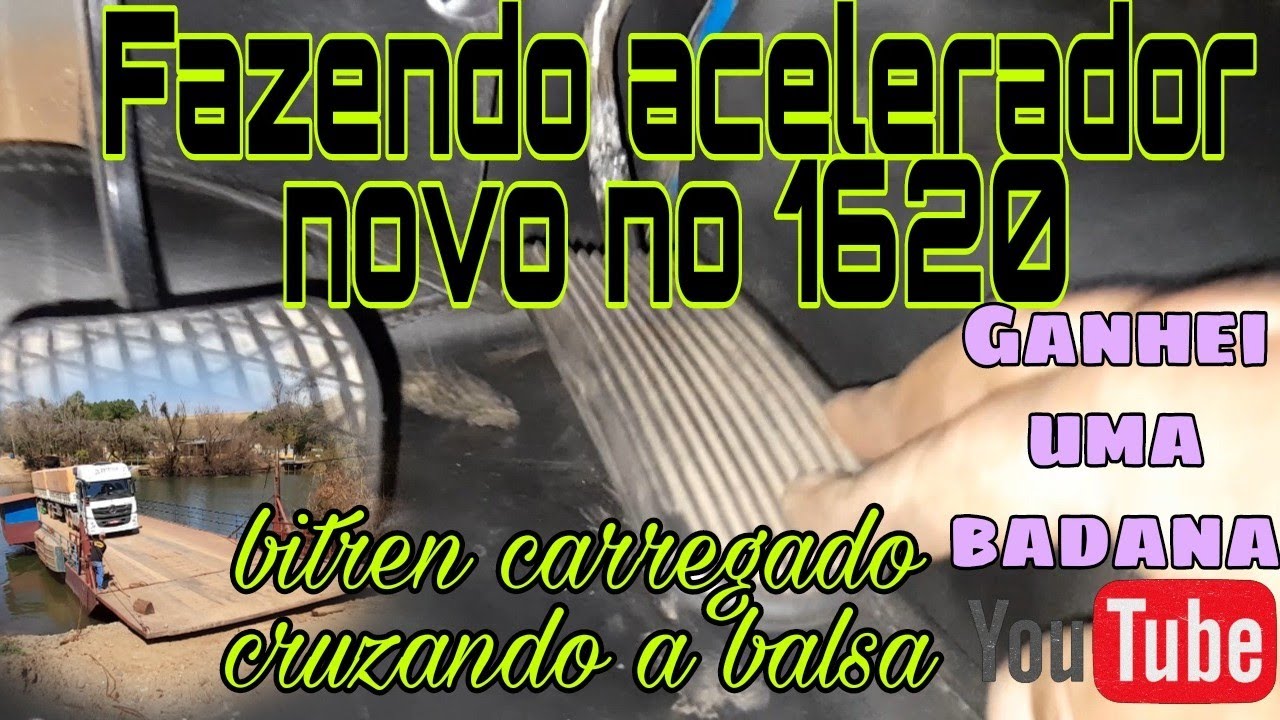 GANHEI UM BADANÃO + FIZ UM NOVO TIPO DE ACELERADOR NO MB 1620 + BITREN CARREGADO PASSANDO BALSA #401