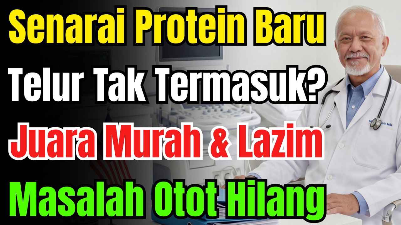 Ranking Protein Baru! Telur Tak Masuk Senarai? Juara No.1 Murah & Lazim. Atasi Masalah Hilang Otot.