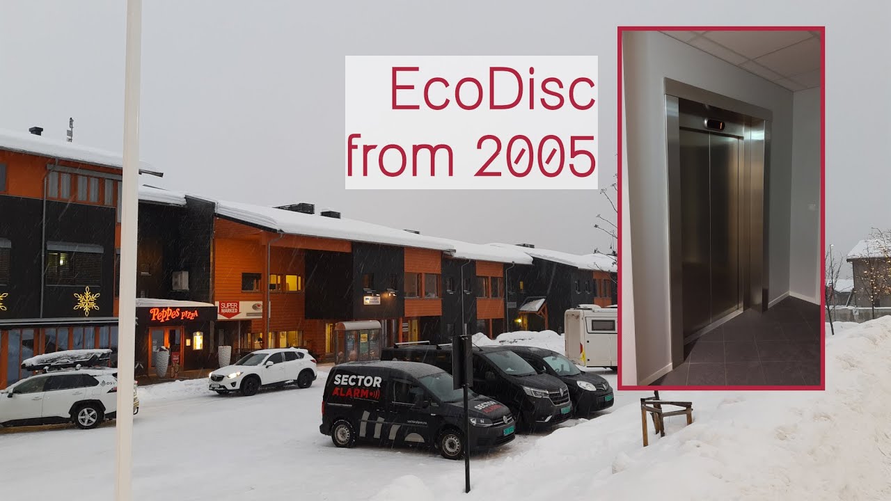 2005 KONE MonoSpace elevator at Velkomstgaarden apartments in Trysil, Norway