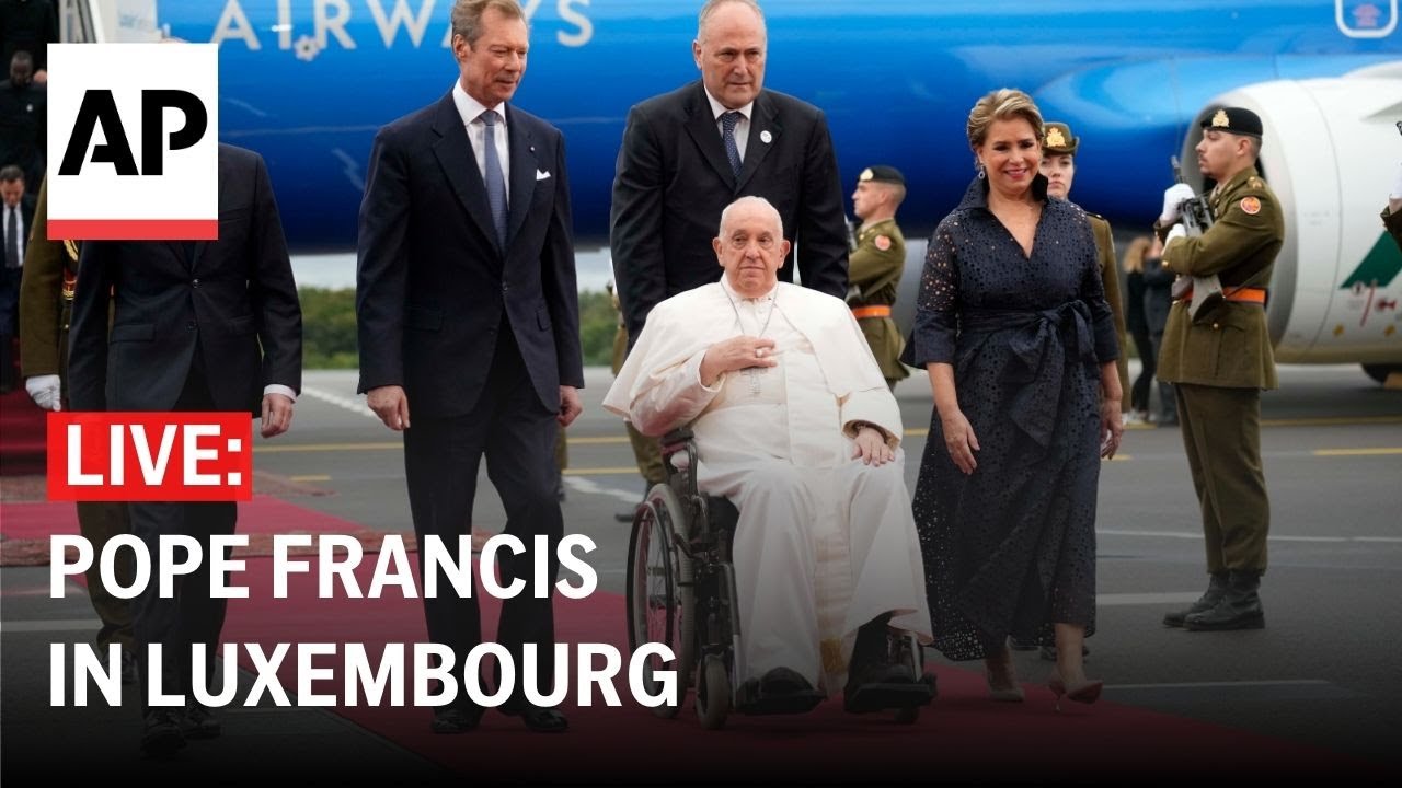 LIVE: Pope Francis in Luxembourg