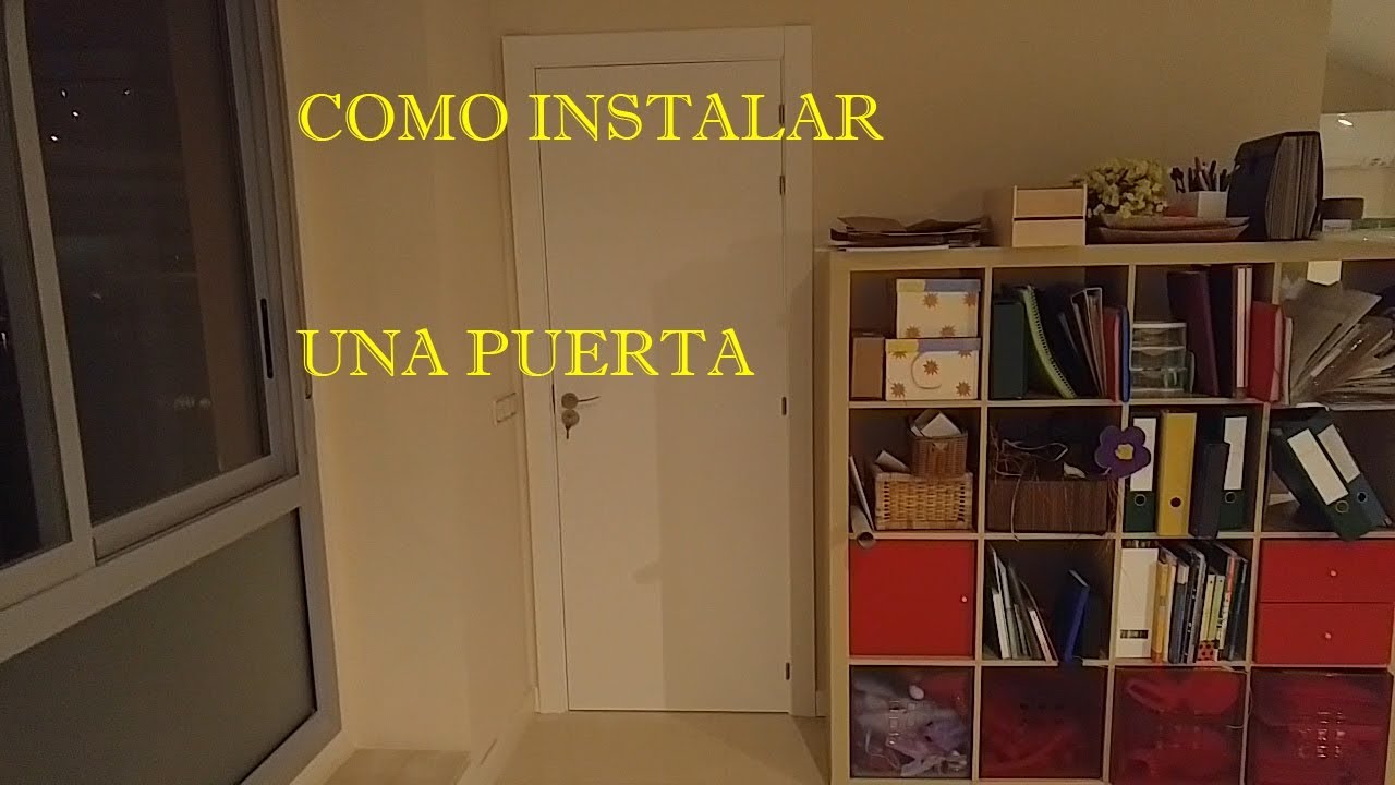 Montaje Puerta en Block