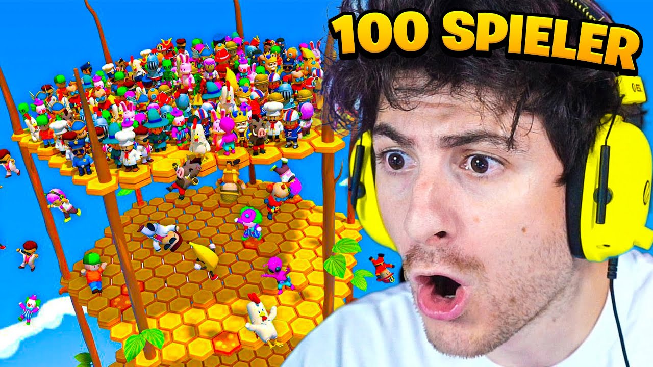 100 SPIELER auf MAP in Stumble Guys