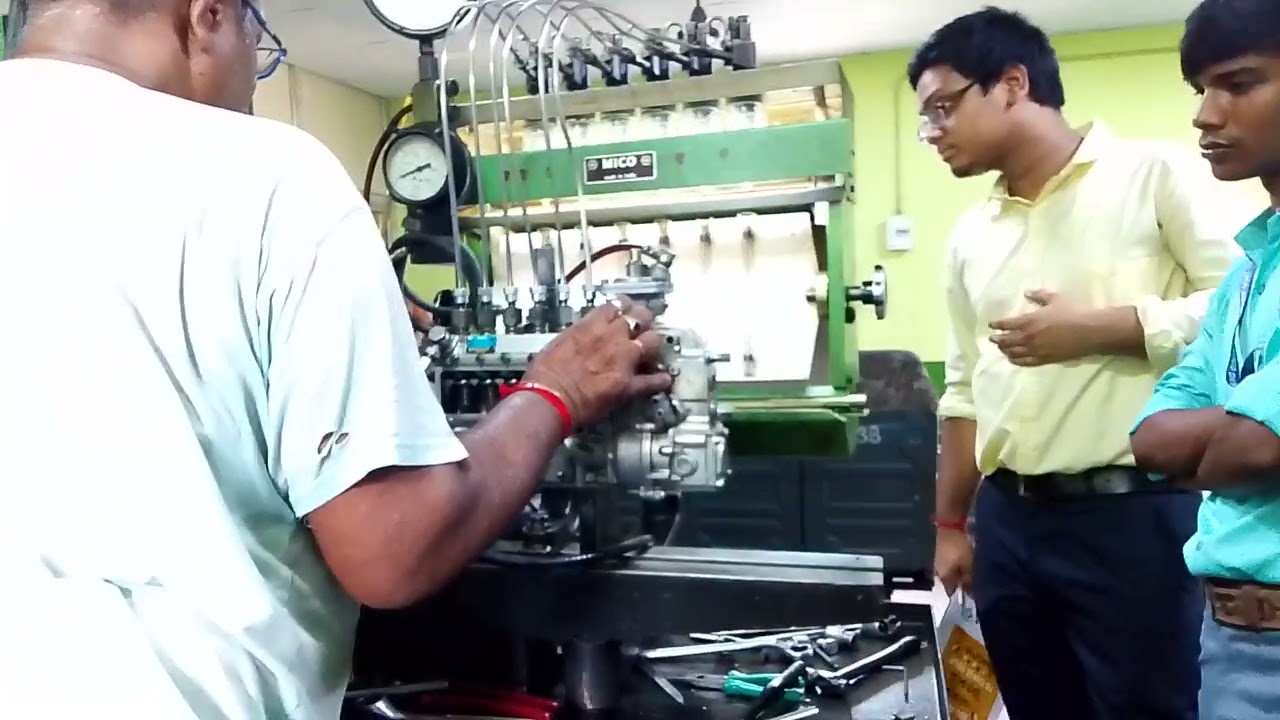 Testing of Fuel Pumping Machine of the Bus ll Belghariya State Bus Depot #fuel #bus #busdepot #vlog 