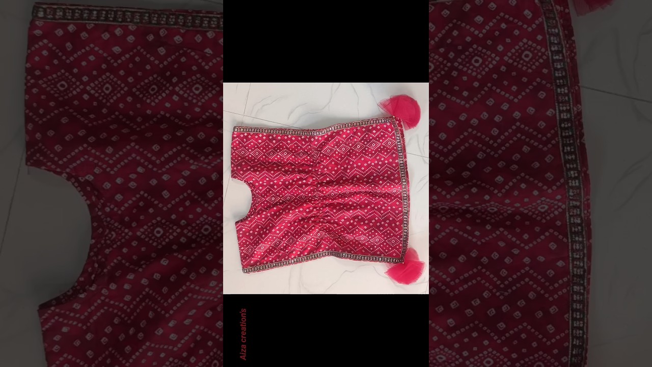 3 year baby kaftan kurti cutting and stiching #babykftan#shorts