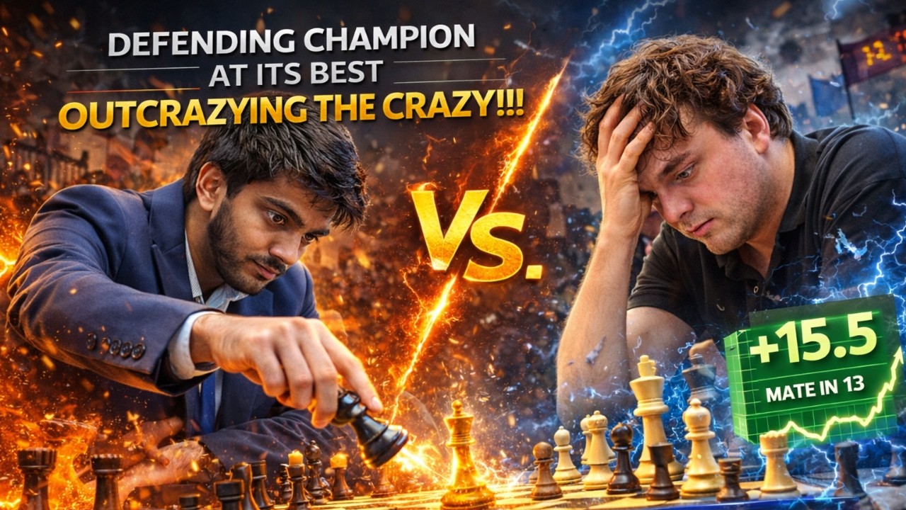 Outcrazying The Crazy!!! Defending Champion At Its Best!!! Aravindh Vs Niemann!!!