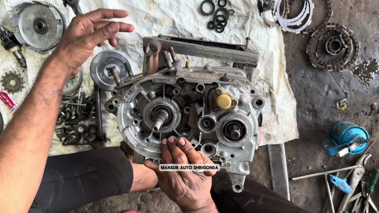 Ремонт и детализация двигателя Rx100 | Реставрация Rx | Mansur Auto, Шригонда