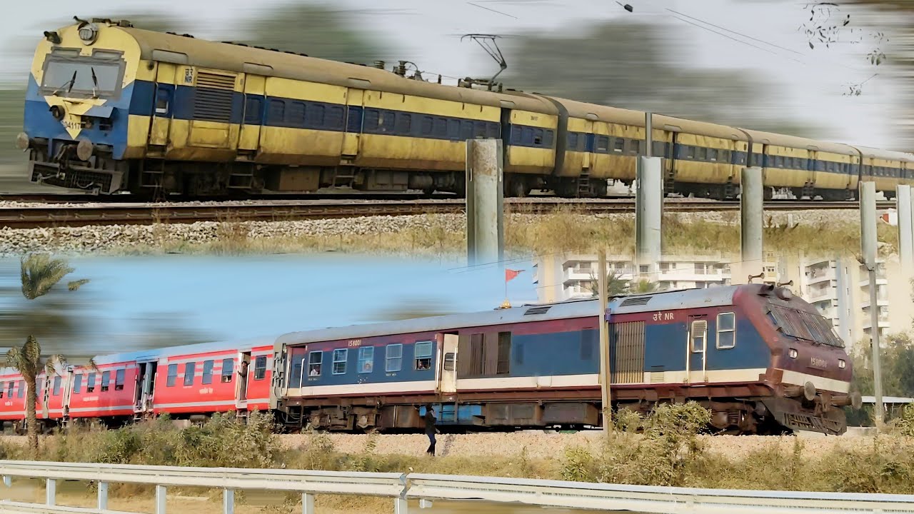 🔥 Back To Back High Speed Trains | Chandigarh - Ambala Section | Indian Railway 
