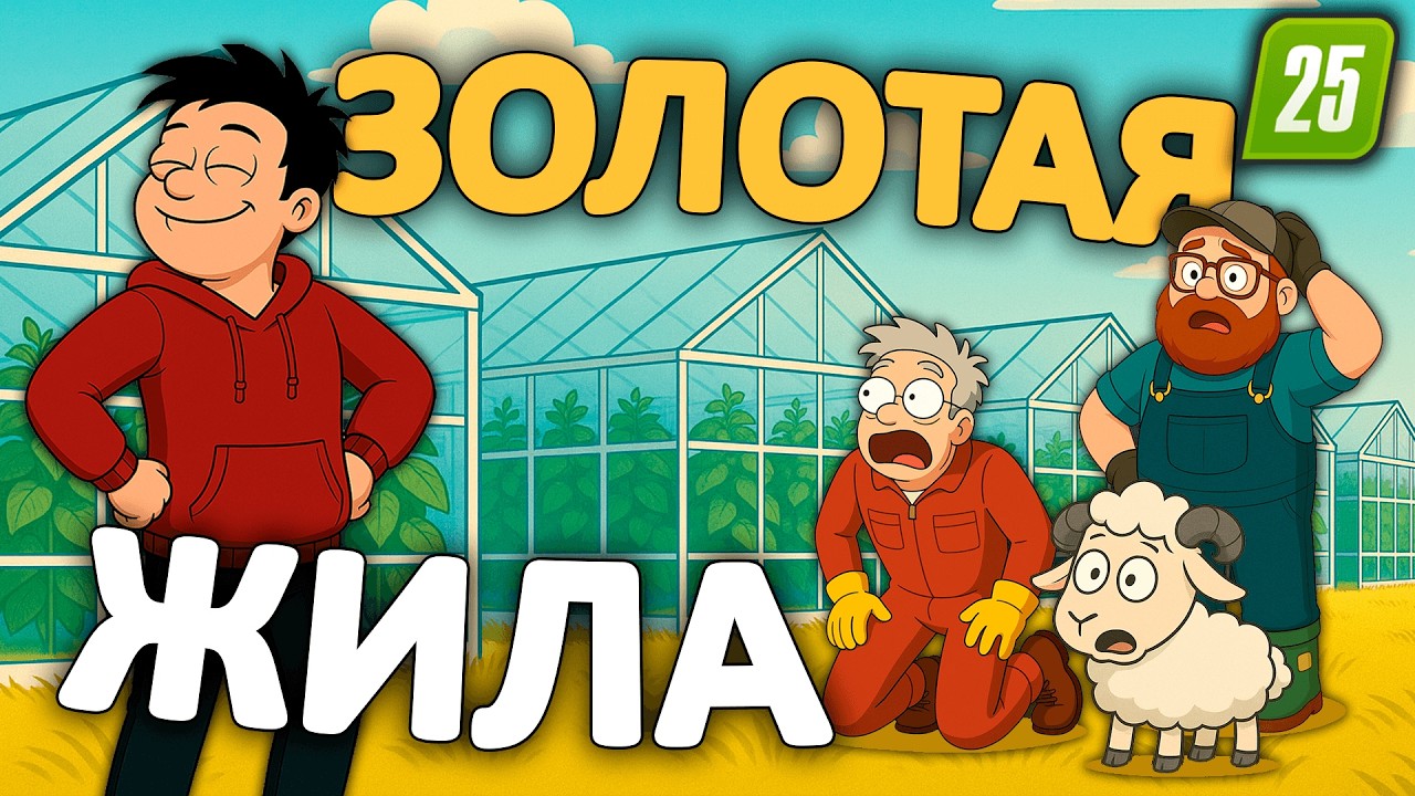 #4 | Потратил ВСЕ деньги на ТЕПЛИЦЫ! САМОЕ ВЫГОДНОЕ ВЛОЖЕНИЕ! Играем в Farming Simulator 25 по сети