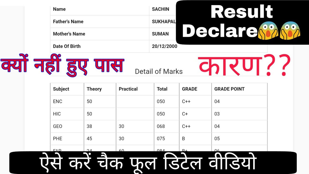 HBSE 10th/12th Result Declare ll Big update 2020 ll  ऐसे करें चैक #hbse