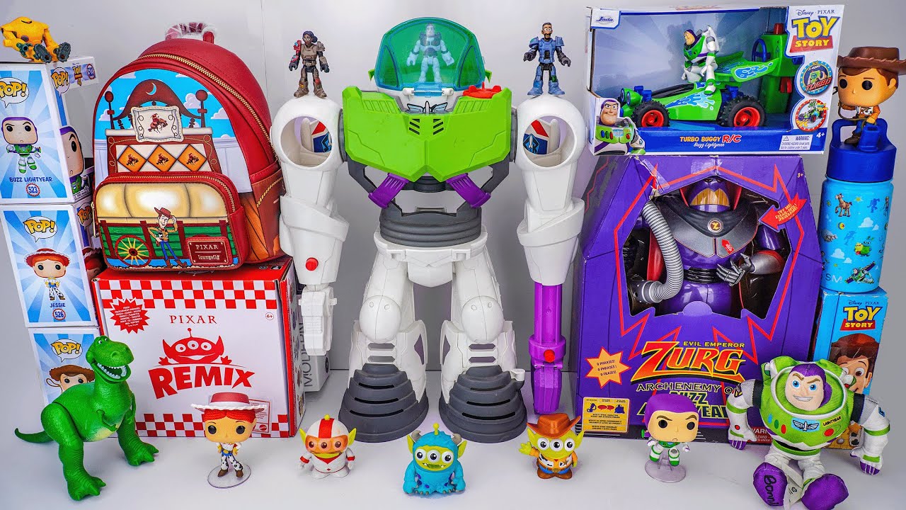Disney Pixar Toy Story Collection Unboxing Review | Woody & Buzz Lightyear & Zurg & Rex