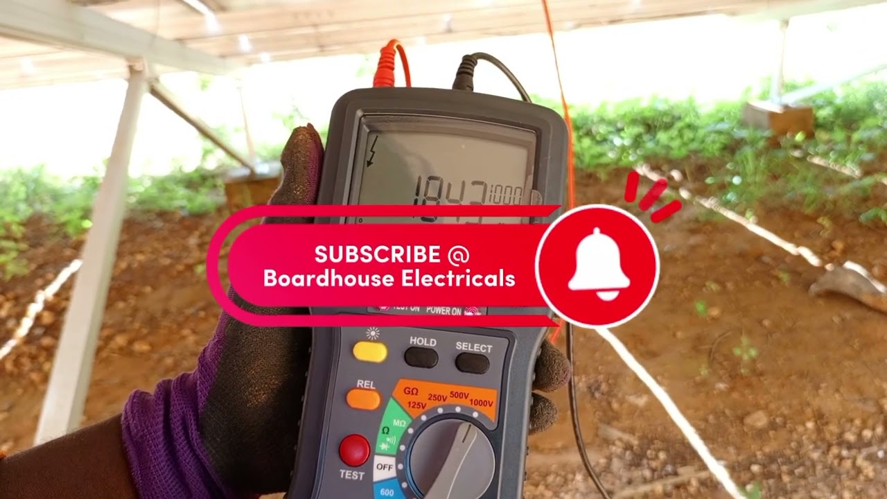 HOW TO DO INSULATION RESISTANCE TEST ON SOLAR PV CABLES