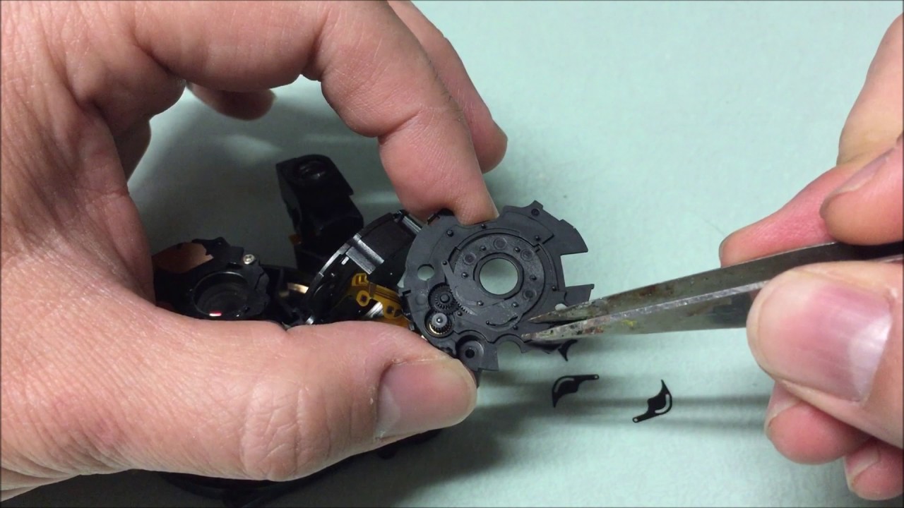 Canon S series aperture repair