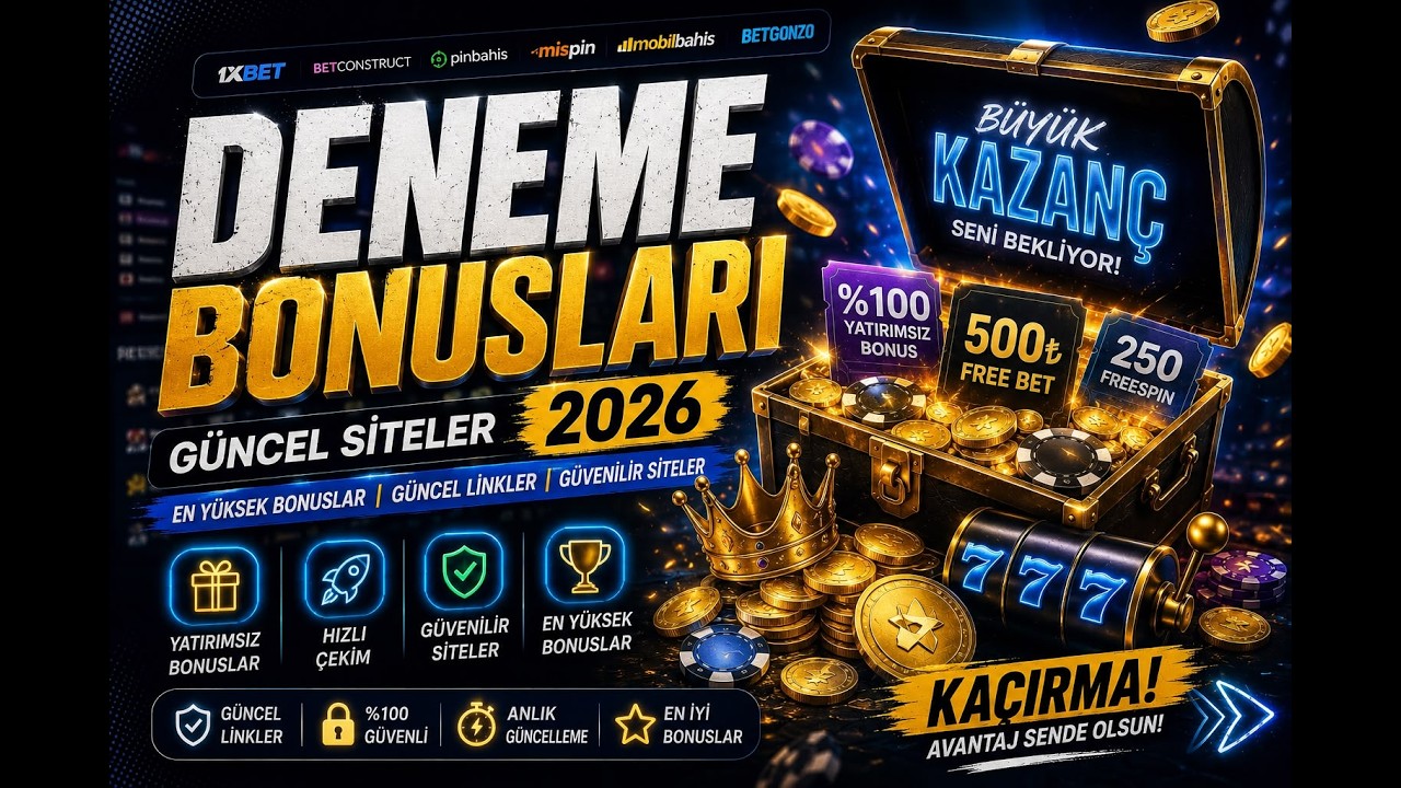 Deneme Bonusu 2026 - Deneme Bonusu Veren Siteler