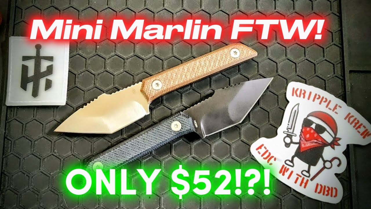 Mini Marlin FTW! One KILLER Budget EDC Fixed Blade from TacKnives! $52 For Limited Time ONLY 👀 