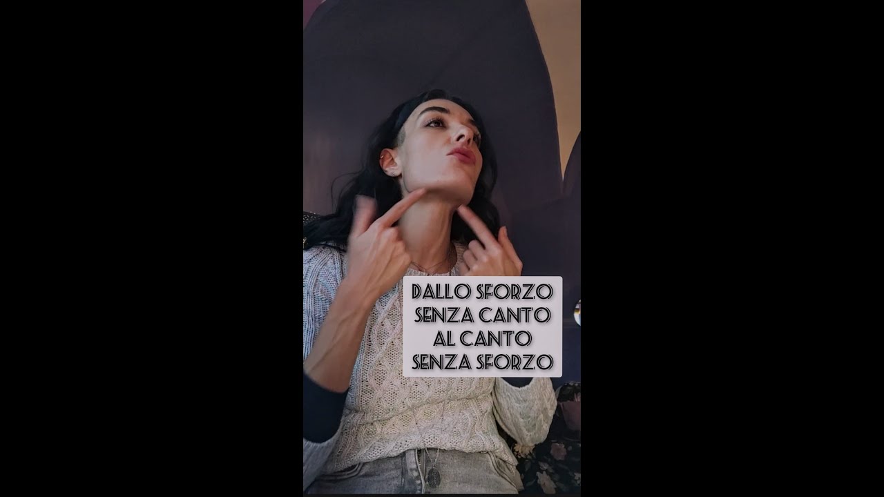 Dallo sforzo senza canto, al canto senza sforzo