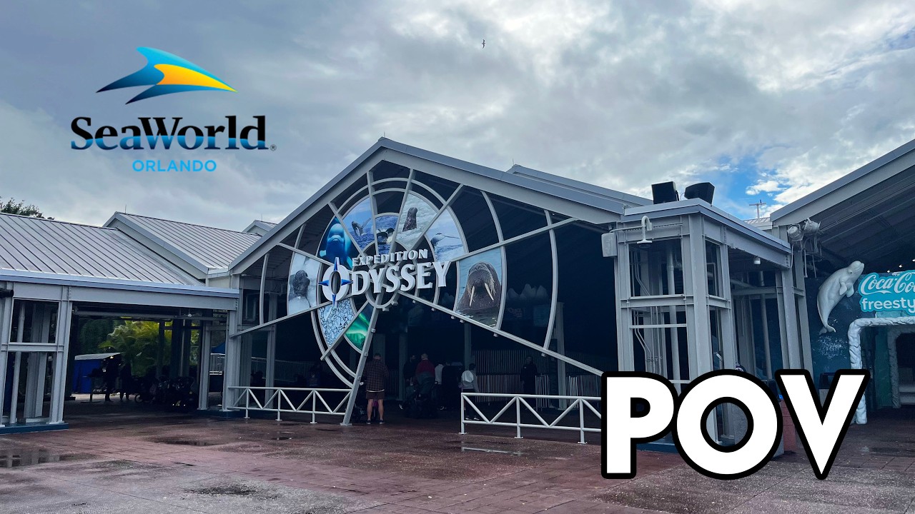 (4K) Expedition Odyssey (POV)-SeaWorld Orlando