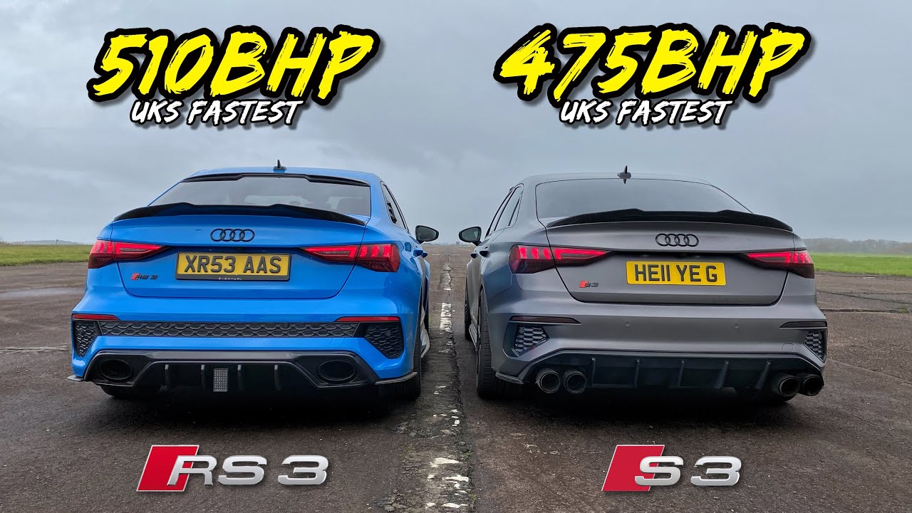 AUDI S Vs RS.. ALL HYPE? 510BHP AUDI RS3 vs 475BHP AUDI S3!