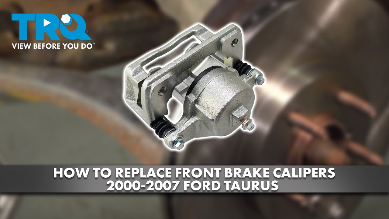 How to Replace Front Brake Calipers 2000-2007 Ford Taurus