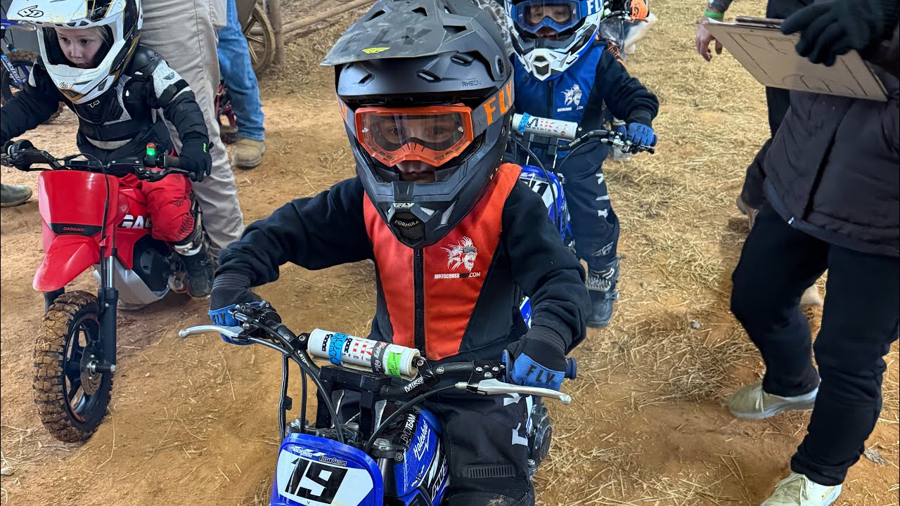 ROUND 9 CULLMAN ALABAMA ARENA CROSS SERIES KEEGAN RACING 50 JR OPEN ON HIS YAMAHA PW50🏁💙🔥