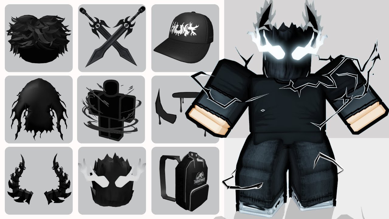 Ого! БОЛЕЕ 20 БЕСПЛАТНЫХ ЧЁРНЫХ ПРЕДМЕТОВ ROBLOX 😱 РЕАЛЬНО РАБОТАЮТ [2025]