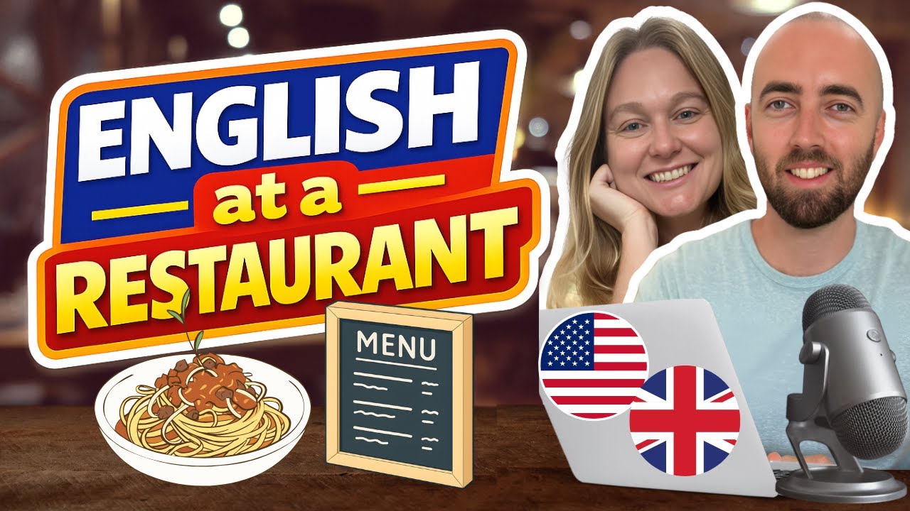 Restaurant Vocabulary in English | Listening Practice (Intermediate)