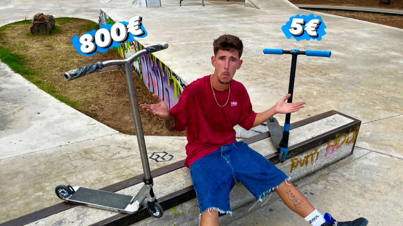 SCOOTER DE 800&euro; VS SCOOTER DE 5&euro;