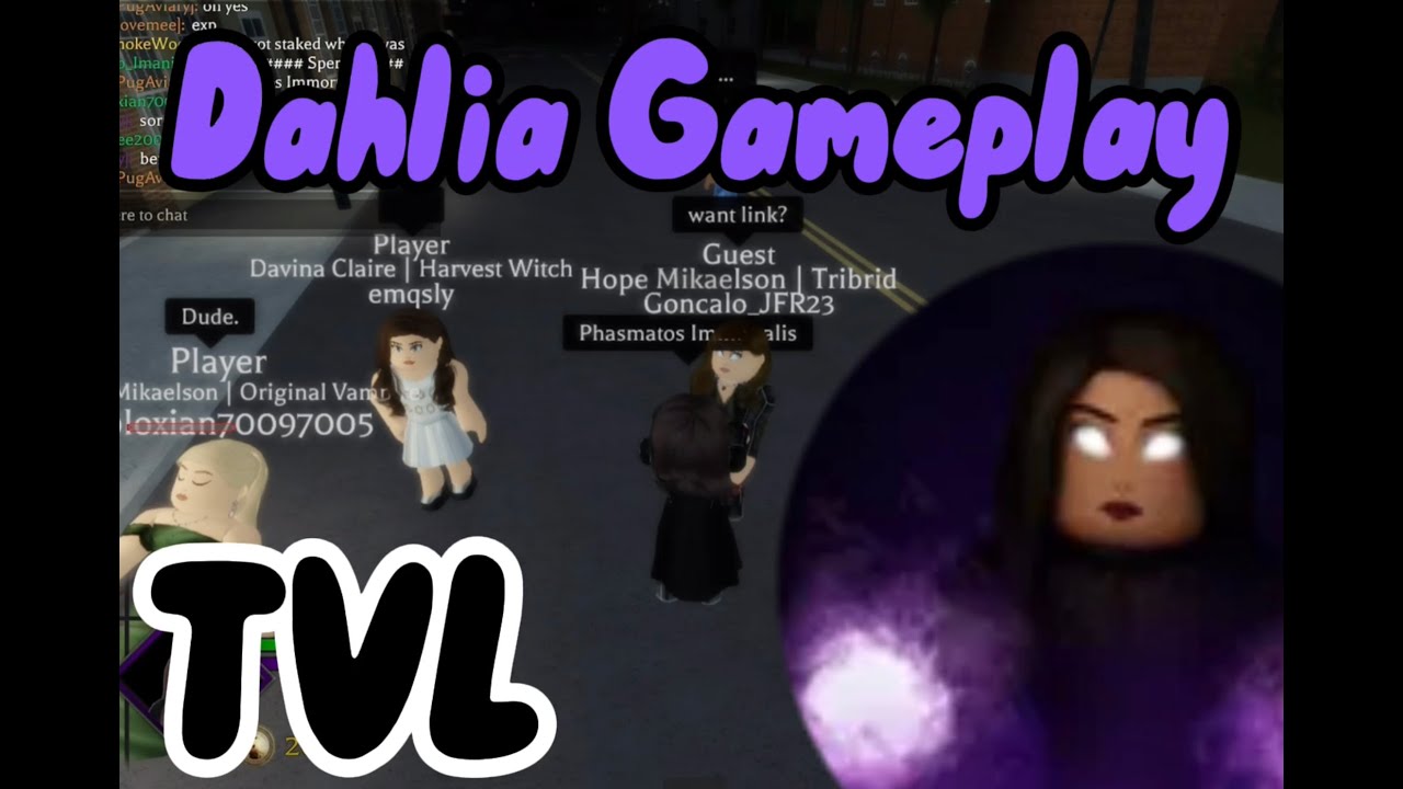 Dahlia gameplay in tvl roblox